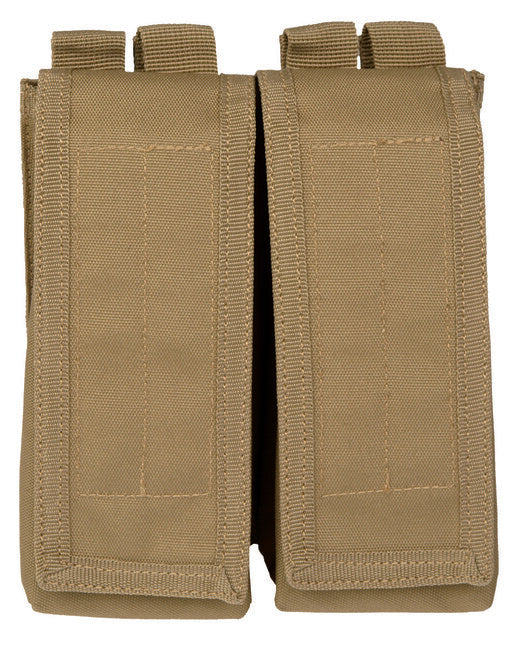 Mil-Tec Double AK47 Magazine Pouch, Coyote Brown