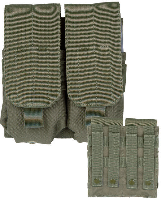 Mil-Tec Double Magazine Pouch M4/M16, Olive