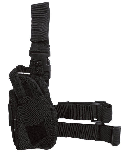 Mil-Tec Pistol Holster Thigh Left, Black