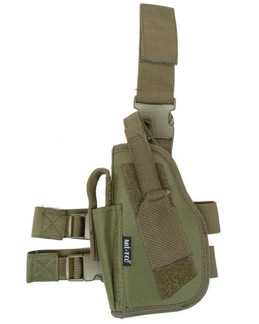 Mil-Tec Holster Pistol Thigh Left Olive