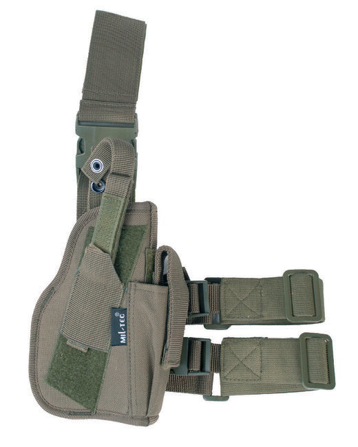 Mil-Tec Pistol Holster Thigh Right Olive
