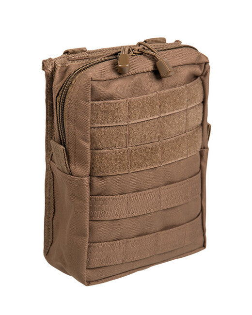 Mil-Tec Large Vertical MOLLE Pouch, Dark Coyote
