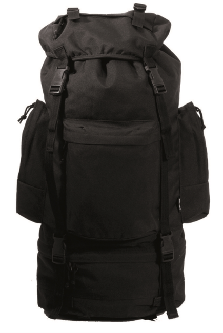 Mil-Tec Ranger Military Backpack, Black 75L