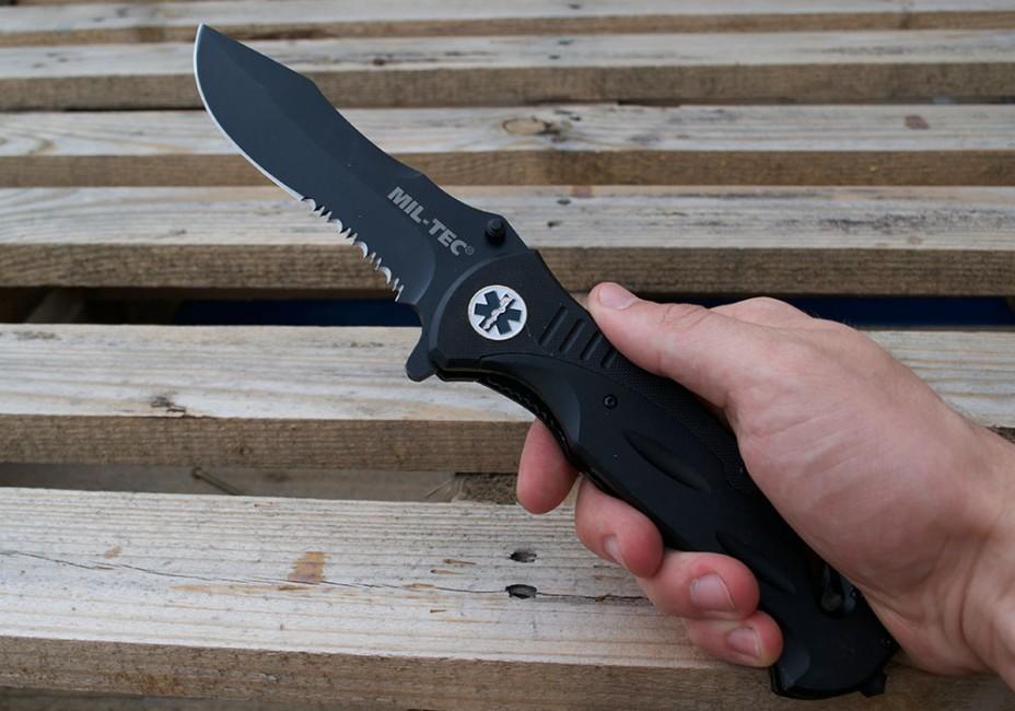 Mil-Tec Medical Folding Knife 440/G10, 27.5cm