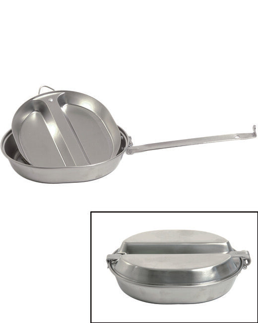 Mil-Tec Riad Mess Tin US 2pcs Stainless Steel