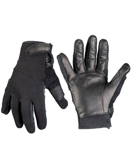 Mil-Tec Neoprene/Aramid Gloves, Black