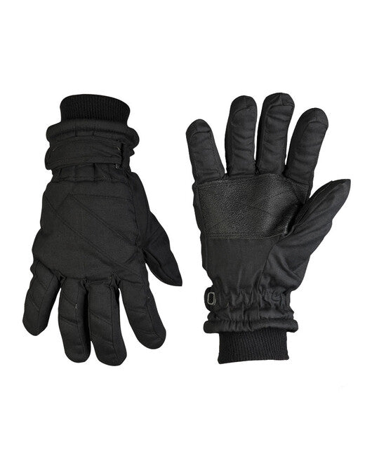 Mil-Tec Thinsulate™ Insulated Fingerless Gloves, Black