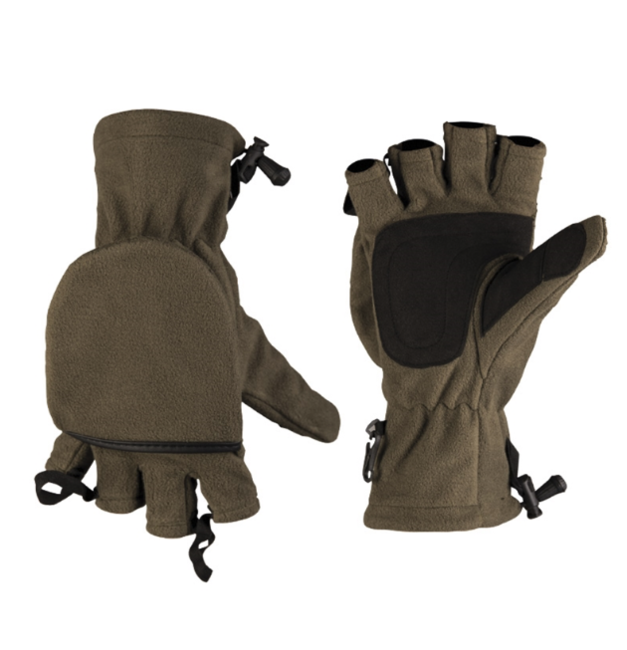 Mil-Tec Gloves with Finger Cover, Olive