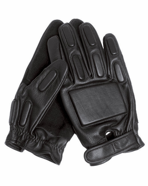 Mil-Tec Security Tactical Gloves, Black