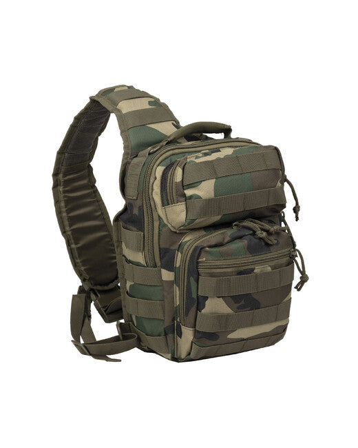 Mil-Tec Assault Small Sling Backpack Woodland