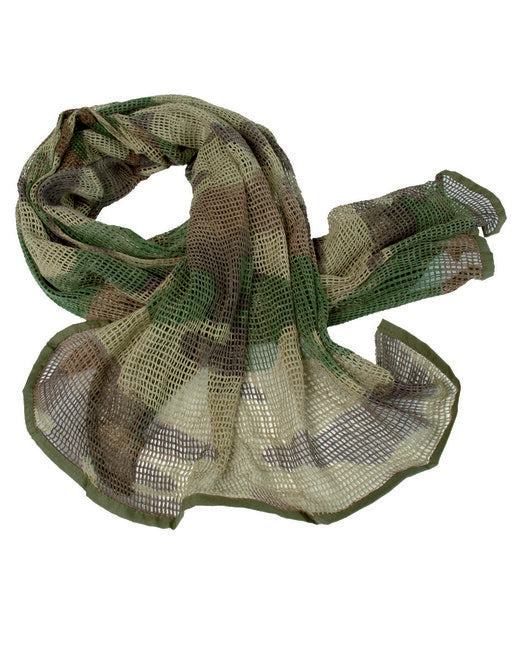 Mil-Tec Scrim Net Scarf 190x90cm CCE Camo