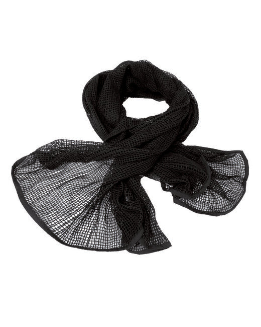 Mil-Tec Shemagh Net Scarf 190x90cm, Black