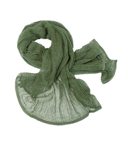 Mil-Tec Scrim Net Scarf 190x90cm, Olive