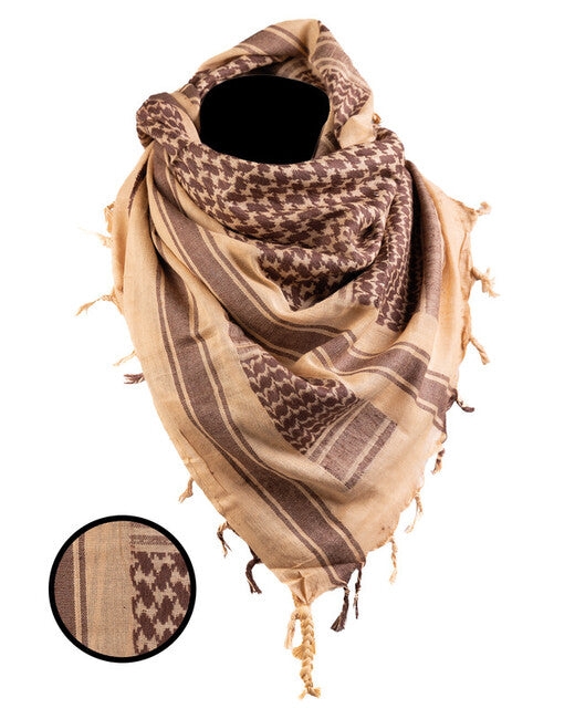 Mil-Tec Shemagh Scarf, Coyote/Brown