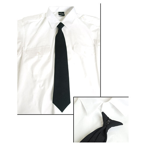 Mil-Tec Security Tie with Clip, Black