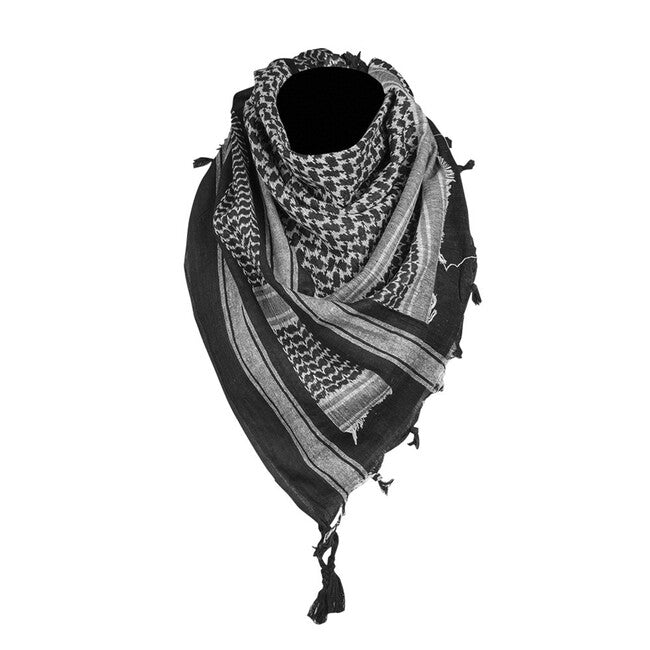 Mil-Tec Shemagh Scarf, Black-White