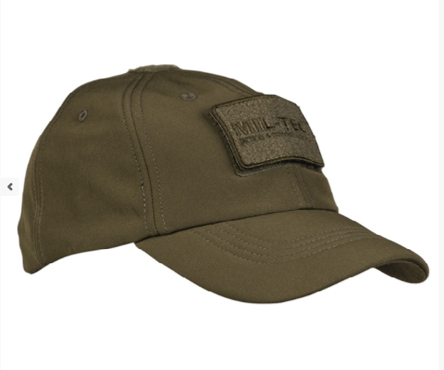 Mil-Tec Baseball Cap Winter Softshell, Olive