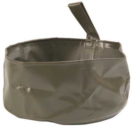 Mil-Tec Collapsible PVC Bowl 5L, Olive