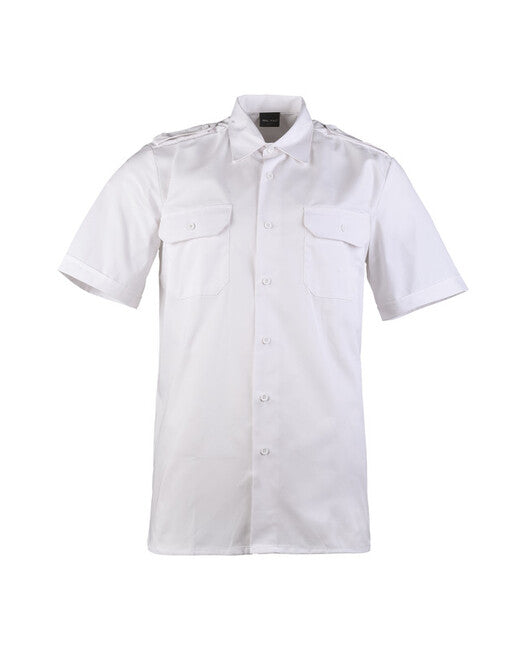 Mil-Tec Service Shirt Short Sleeve White
