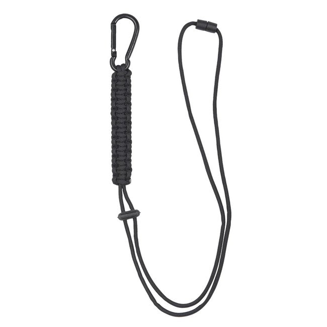 Mil-Tec Paracord with Carabiner, Black