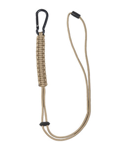 Mil-Tec Paracord with Carabiner, Coyote