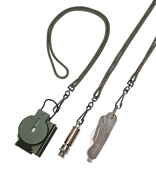 Mil-Tec Paracord with Carabiner, Olive
