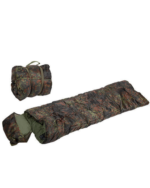 Mil-Tec Pilot Sleeping Bag Flecktarn +/- 0°C