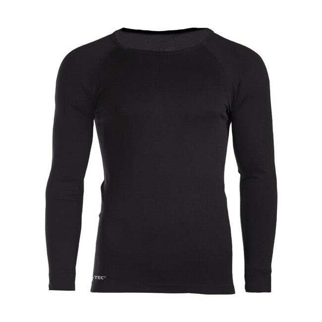Mil-Tec Sports Long Sleeve Shirt, Black