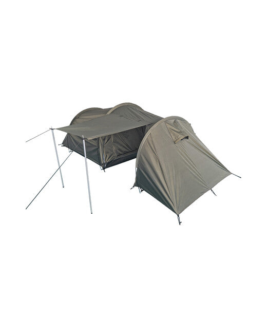 Mil-Tec PLUS STORAGE Tent for 2 People, Green