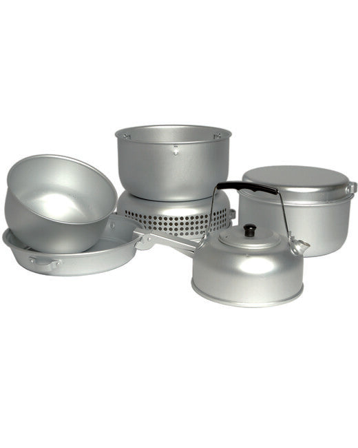 Mil-Tec Cooking Set, 9-piece, with Burner