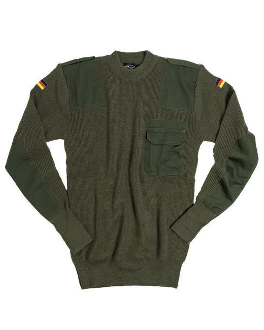Mil-Tec BW Sweater with Pocket, Olive