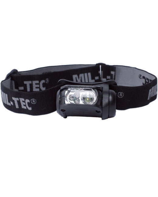 Mil-Tec LED Headlamp White / Green / Red / Blue