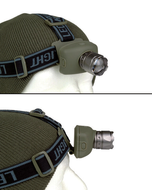Mil-Tec CREE LED Headlamp, Olive