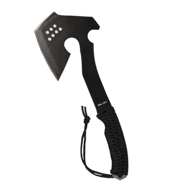 Mil-Tec Tactical Paracord Axe, Black 36 cm