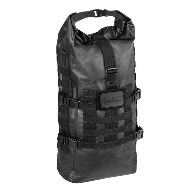 Mil-Tec Tactical Seals Waterproof Backpack, Black, 35L