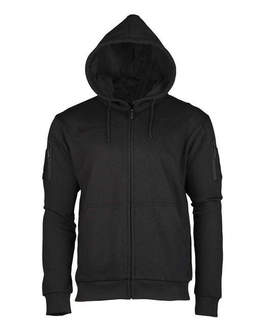 Mil-Tec Tactical Fleece Hoodie, Black