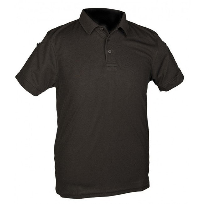 Mil-Tec Tactical Polo Shirt, Black