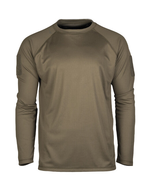 Mil-Tec Tactical Quick-Dry Long Sleeve Shirt, Olive