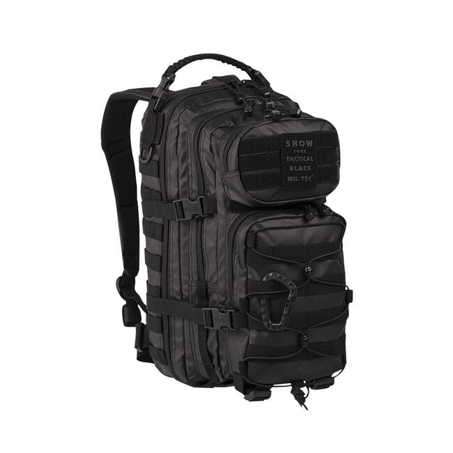 Mil-Tec Assault Small Tactical Backpack, Black