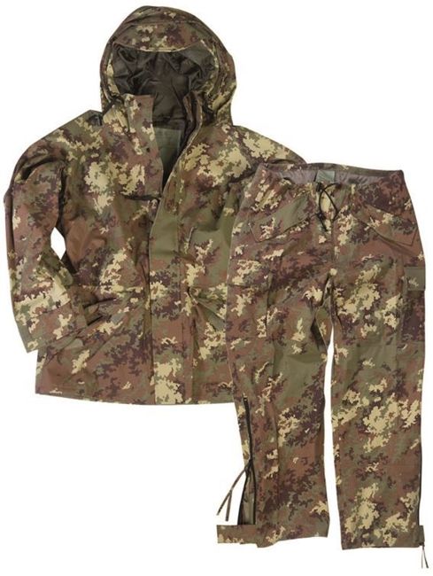 Mil-Tec Italian 3-Layer Laminate Wet Weather Suit, Vegetato