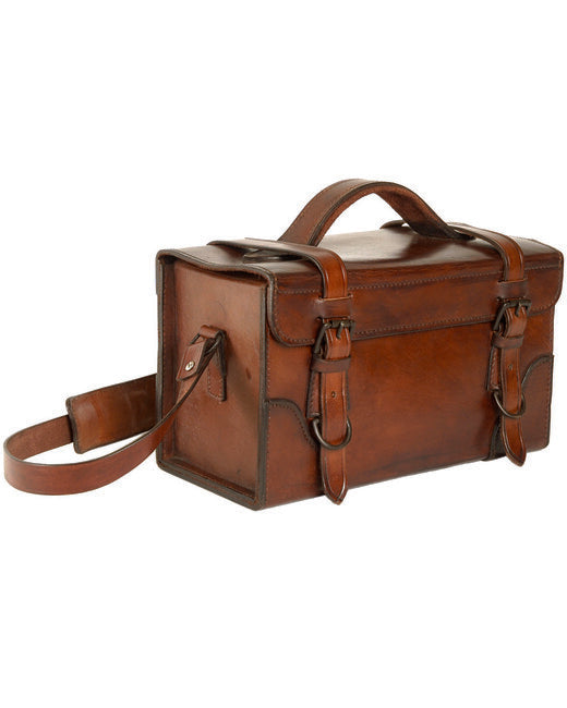 Mil-Tec Leather Shoulder Bag Brown