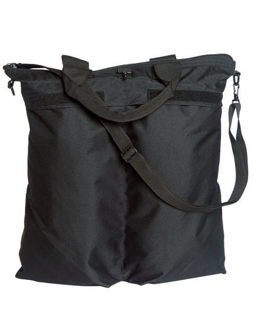 Mil-Tec US Helmet Bag with Straps, Black
