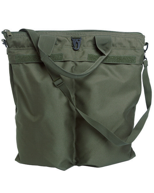 Mil-Tec US Helmet Bag with Straps, Green