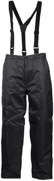 Mil-Tec Thermal Pants with Braces, Black
