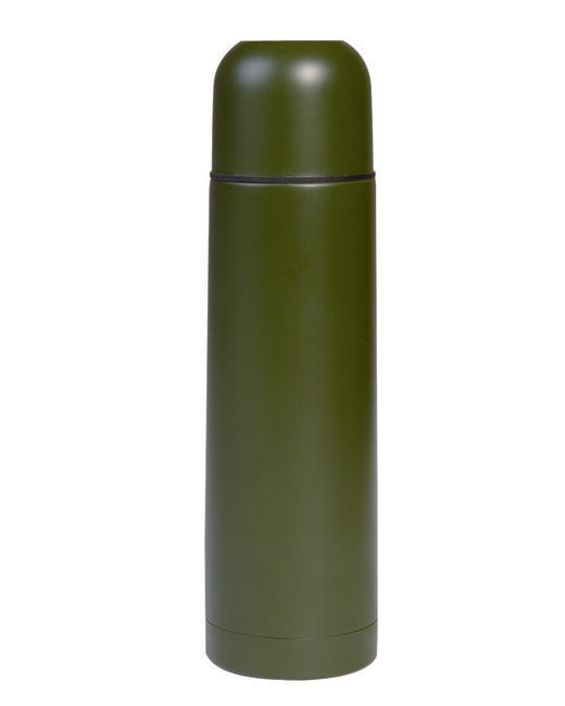 Mil-Tec Vacuum Thermos Stainless Steel 0.5l, Olive