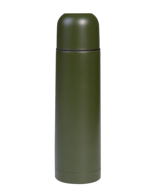 Mil-Tec Vacuum Thermos Steel 1L, Olive