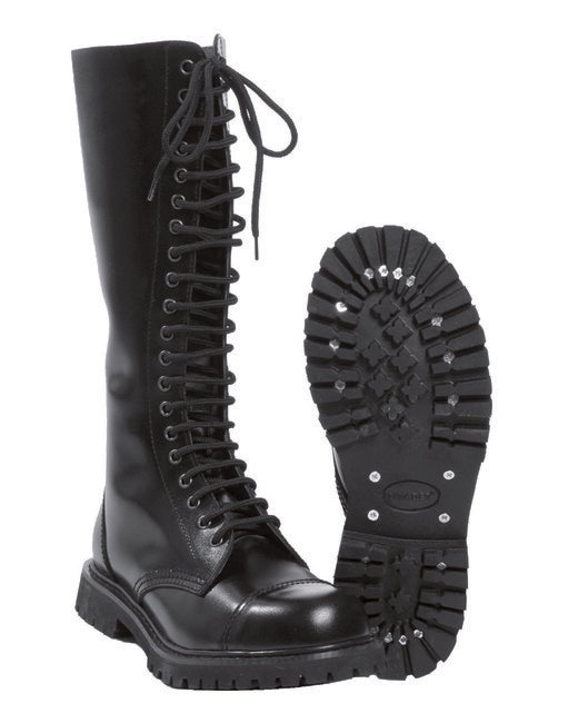 Mil-Tec Invader Boots High 20 Eyes Black