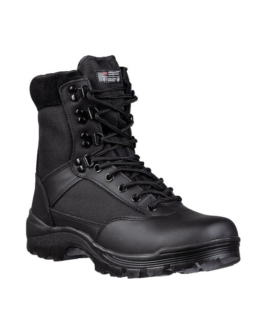 Mil-Tec Tactical Boots with YKK Zipper, Black