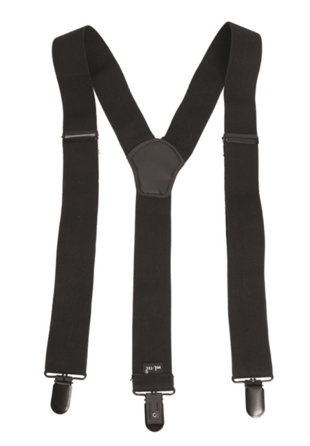 Mil-Tec Trouser Clips Bib Pants, Black