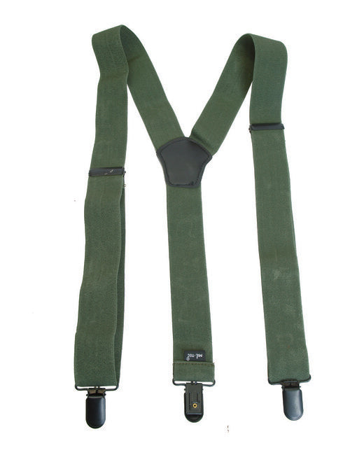 Mil-Tec Trousers Leg Straps Y with Clips, Olive